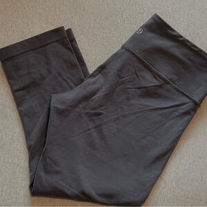 Lululemon Leggings Crop Dark Grey Size 8